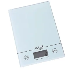 Balance de cuisine Adler AD 3138 blanche - Charge max 1kg - précision 1g - Ecran LCD