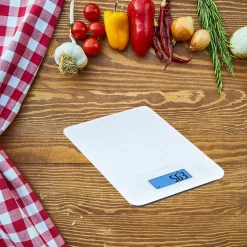 Balance de cuisine Blanche électronique écran tactile Rotel