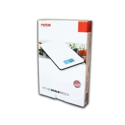 Balance de cuisine Blanche électronique écran tactile Rotel
