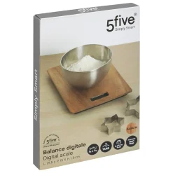 Balance de cuisine digitale Harmony en acacia - Marron- 5five