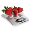 Balance de Cuisine et Pâtisserie - Légère avec Écran LCD - Affichage numérique - Facile à Nettoyer - Poids max 5KG - Gris
