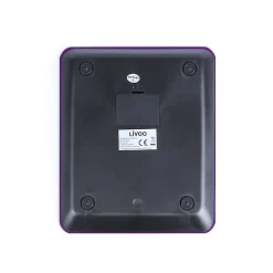 Balance de cuisine électronique violette DOM351VI - Capacité 5 kg - ml ou g