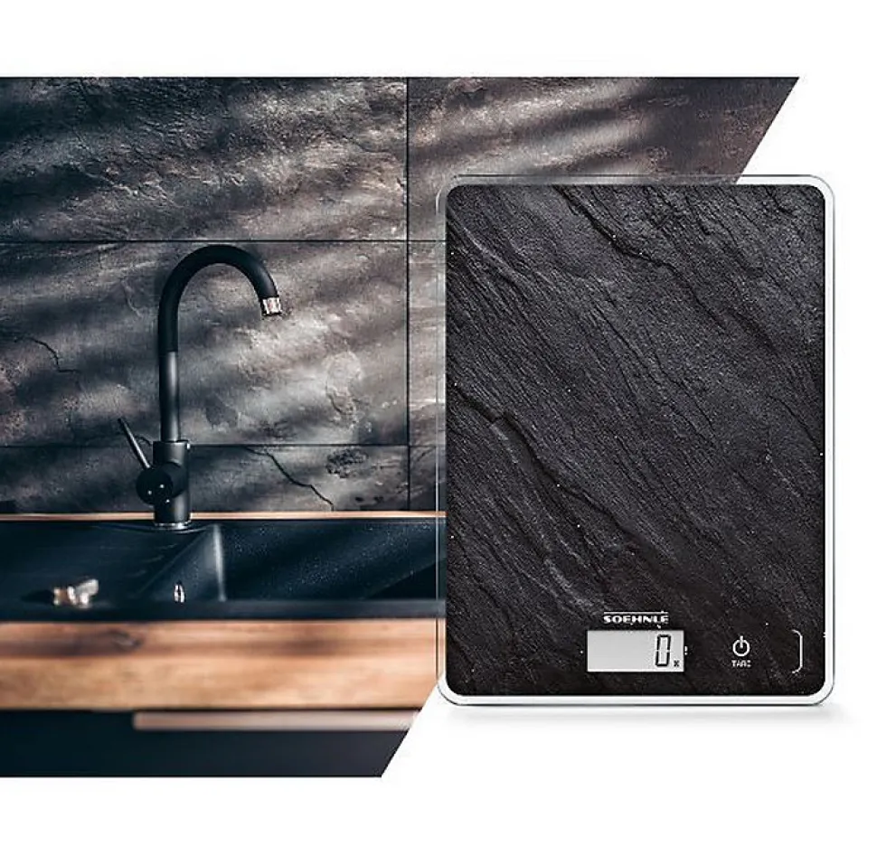 Balance de cuisine électronique 5kg-1g noir Soehnle 0861515 page compact 300