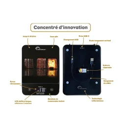 Balance de cuisine électronique 10kg - 1g noir Little Balance 8845 genius cannelés