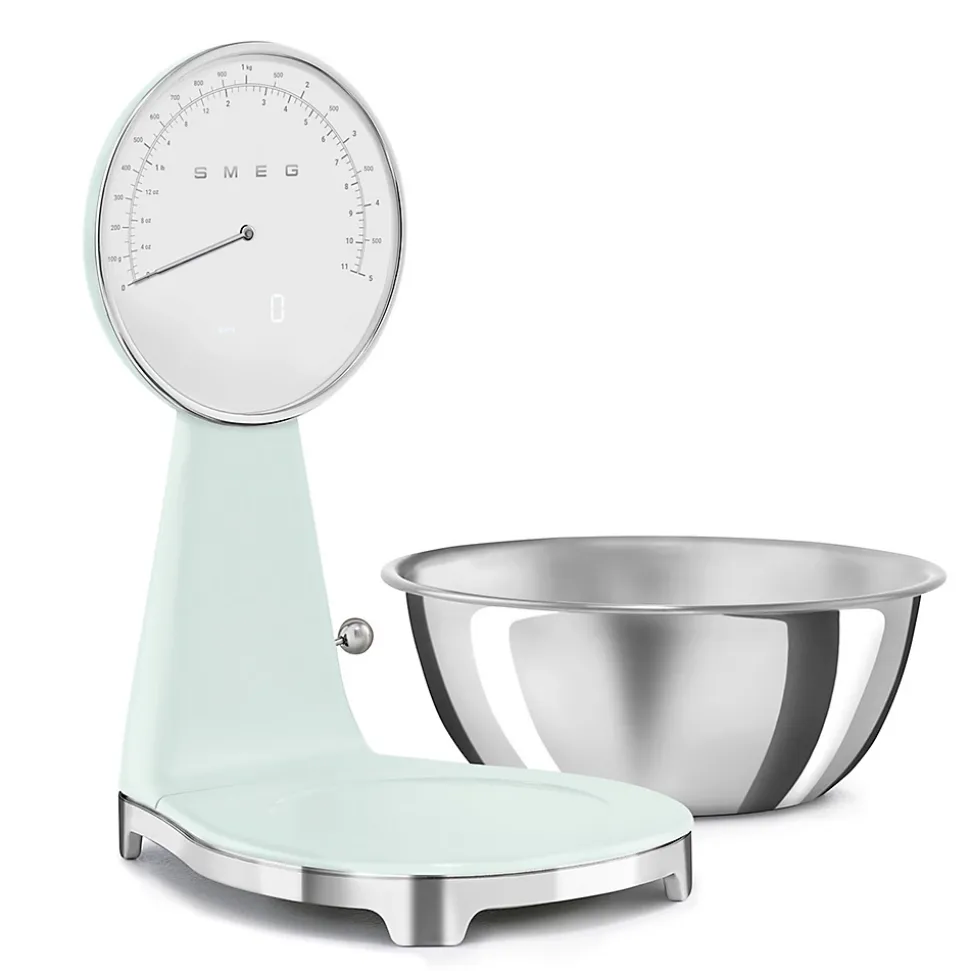 Balance de cuisine électronique 5kg-1g vert Smeg KSF01PGWW