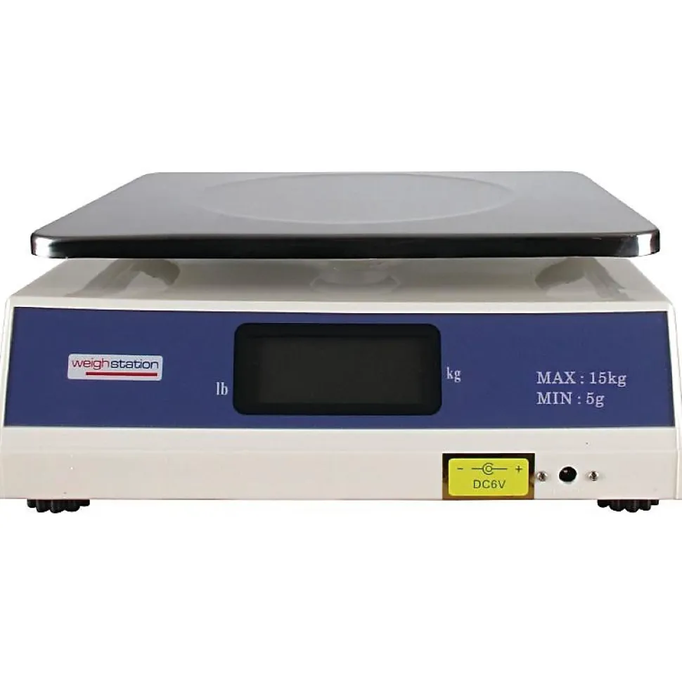 Balance de cuisine électronique 15 kg - Plateau Inox Amovible