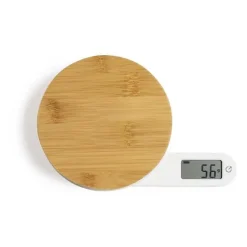 Balance de cuisine LIVOO DOM466 dynamo 5 kg plateau bambou précision 1 g