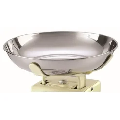 Balance de cuisine mécanique - TERRAILLON - TRAD 500 Creme - Portée 5 Kg - Style rétro - Bol 1 L