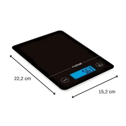 Balance de cuisine Noir électronique écran tactile Rotel