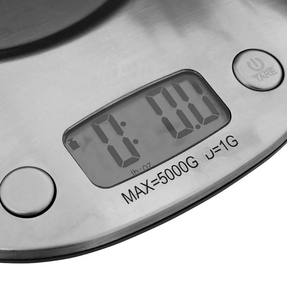 Balance digitale avec bol en inox - Argent- 5five