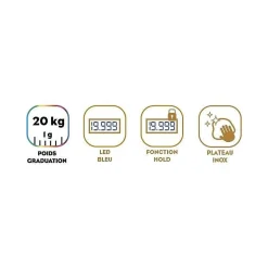 Balance professionnelle - Parfait 20 - USB - Réparable