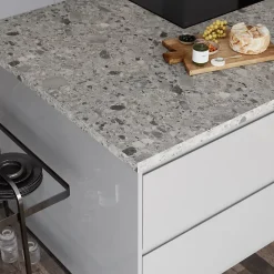 Bande de chant décor ceppo di grey GoodHome Berberis L. 300 cm x l. 42 mm