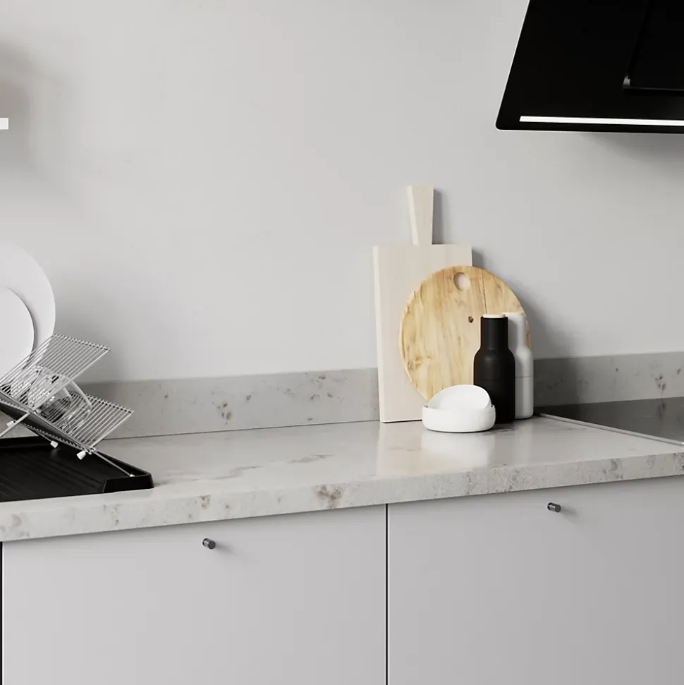 Bande de chant décor granit clair GoodHome Berberis L. 300 cm x l. 42 mm