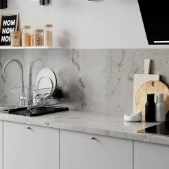 Bande de chant décor granit clair GoodHome Berberis L. 300 cm x l. 42 mm