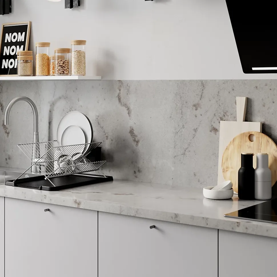 Bande de chant décor granit clair GoodHome Berberis L. 300 cm x l. 42 mm