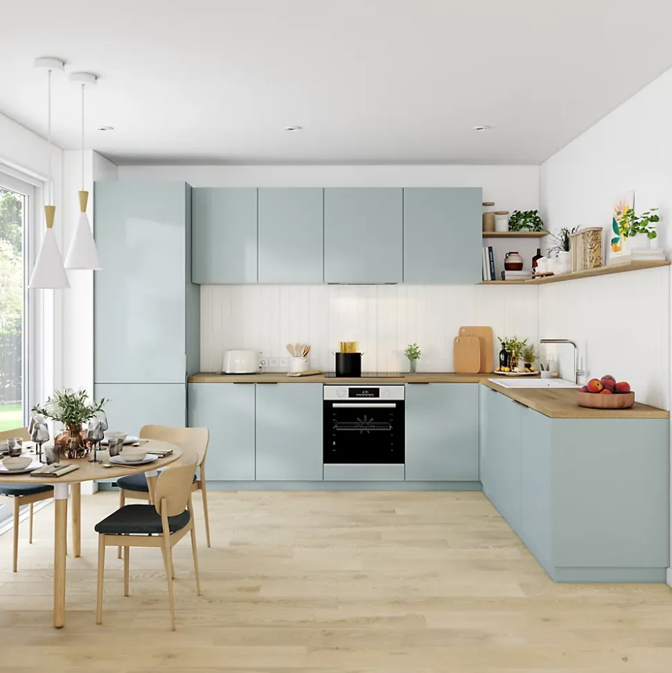 Bande de chant Palma bleu glacier mat l.10 m