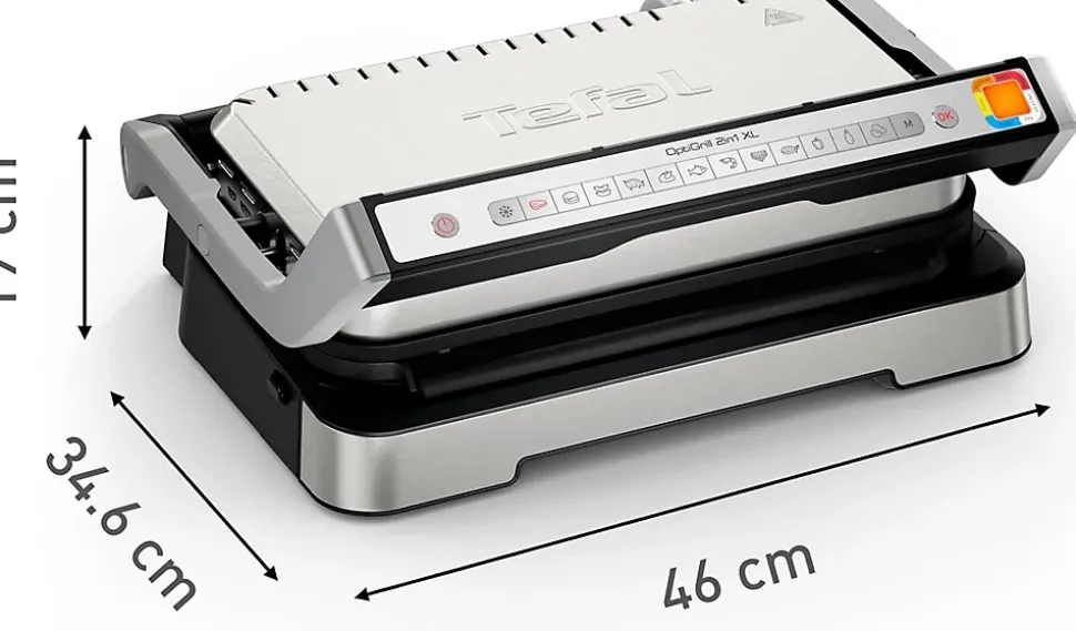 Barbecue Électrique Tefal OptiGrill XL 2 en 1 12 Programmes
