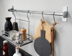 Barre murale de rangement Datil GoodHome L. 60 cm métal