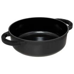 batterie de cuisine 24cm en fonte d'aluminium - Noir- 5five
