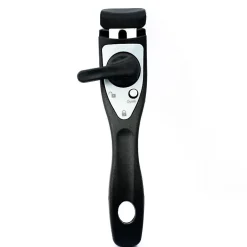 Batterie de cuisine revêtement pierre avec manche amovible 7 pièces noir Herzberg HG8053-BLK