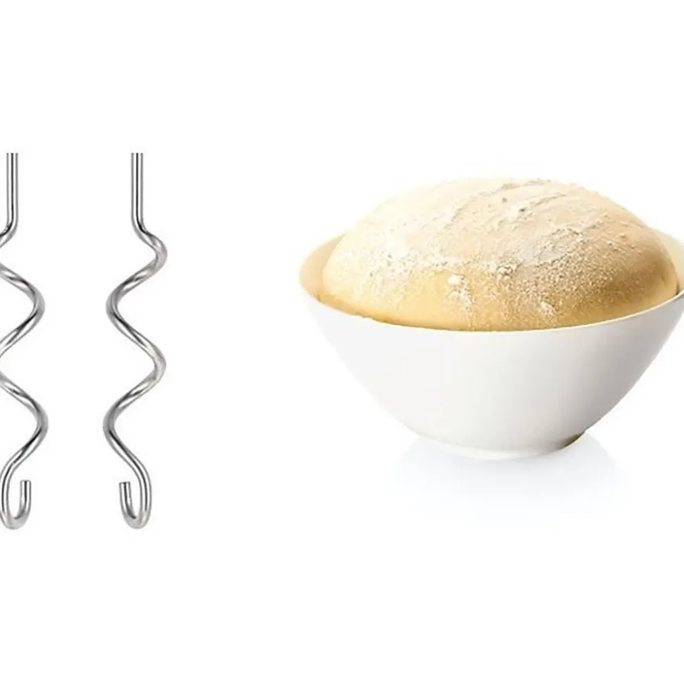 Batteur - BOSCH - MFQ3530 - 450 W - 5 vitesses - 2 fouets / 2 crochets pétrisseurs inox - Blanc / Gris