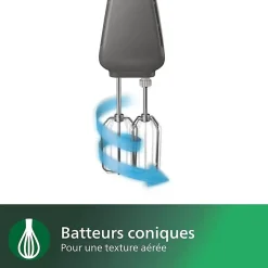 Batteur - PHILIPS - HR3745/00 - 450 W - 3 L - Blanc