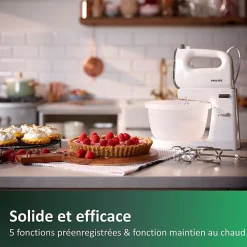 Batteur - PHILIPS - HR3745/00 - 450 W - 3 L - Blanc