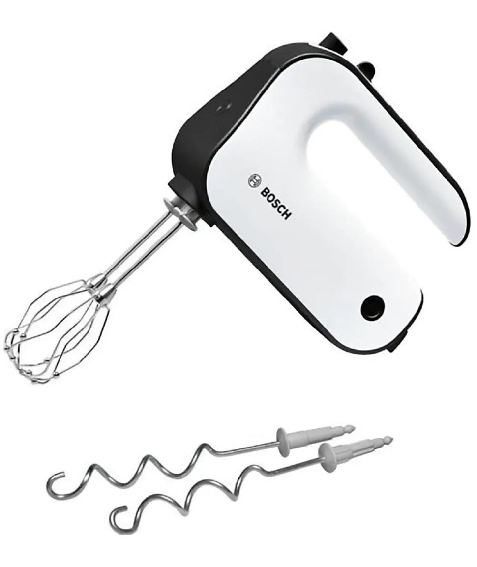 Batteur a main BOSCH MFQ4020 STYLINE - 450W - 5 vitesses + pulse - Blanc/Gris anthracite