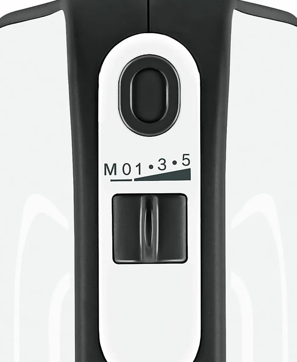 Batteur a main BOSCH MFQ4020 STYLINE - 450W - 5 vitesses + pulse - Blanc/Gris anthracite