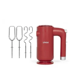 Batteur électrique - LIVOO - DOP243R - 250 w - 5 vitesses - Rouge