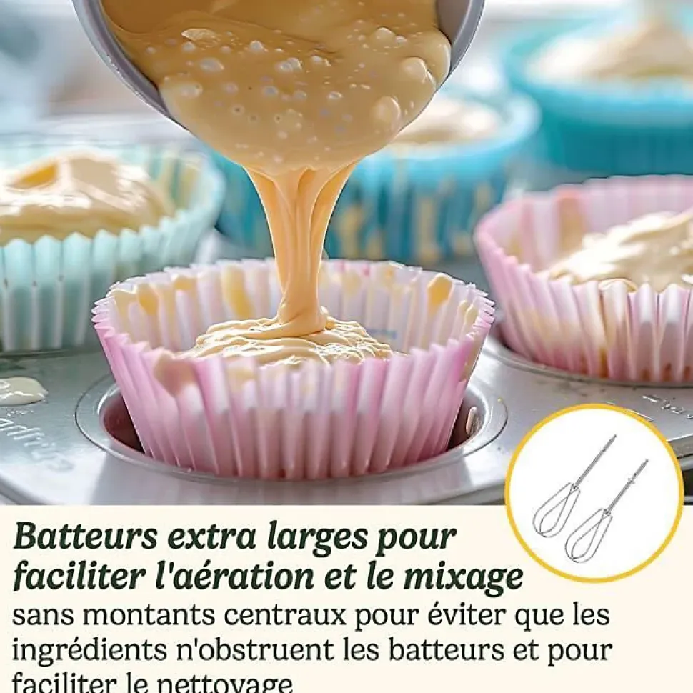 Batteur électrique Cuisinart HM7U E Power Advantage 200 W 7 vitesses blanc