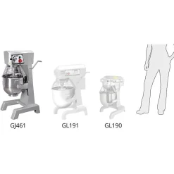 Batteur Mélangeur Professionnel 30 L - 3 Vitesses - Buffalo