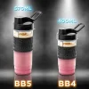 BB4 Bouteille de 400 ml Compatible avec les mini blenders Duronic BL510 et BL520 A emporter partout avec soi Duronic