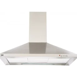 BEKO hotte pyramidale 90 cm inox 400 m3/h - CWB9441XNH