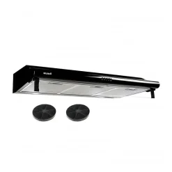 BELDEKO - Hotte Casquette / Visière 90 cm coloris noir 420 m3/h