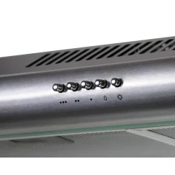 BELDEKO - Hotte Casquette / Visière 60 cm INOX 240 m3/h 2 Filtres à charbon