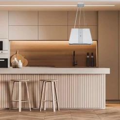 BELDEKO - Hotte Ilot APODIS - Blanc - 200W - 720 m3/H