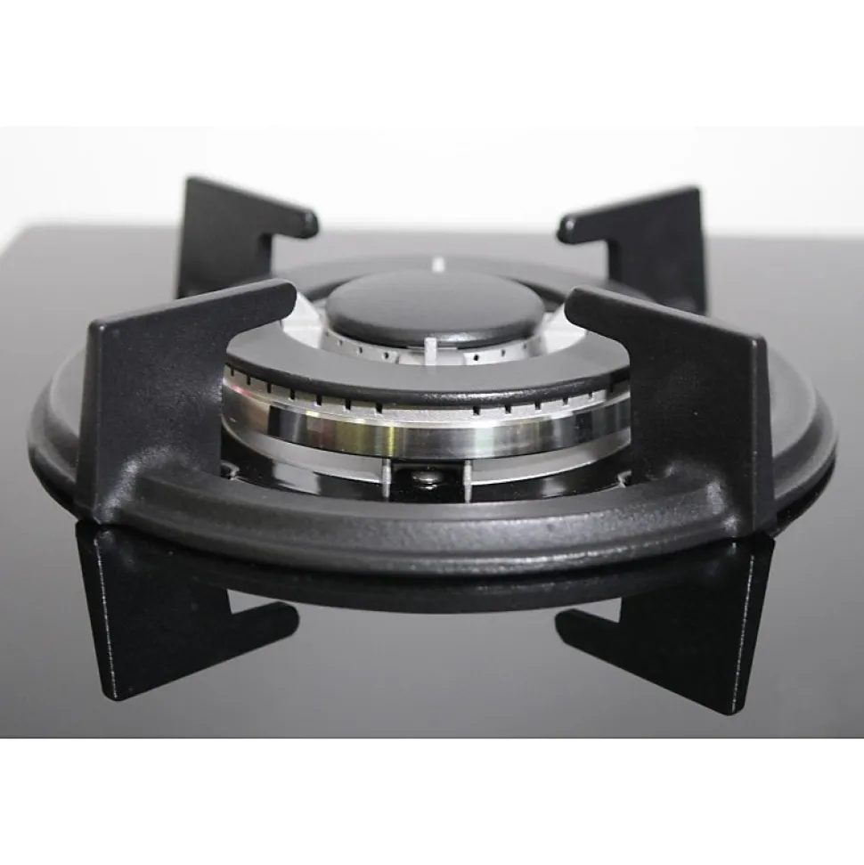 BELDEKO - Plaque de cuisson 3 ZONES VERRE NOIR - GAZ BOUTEILLE