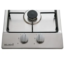 BELDEKO - Plaque De Cuisson 2 ZONES / INOX - GAZ BOUTEILLE