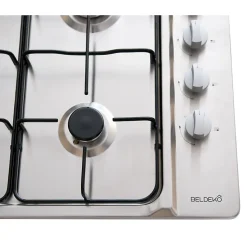 BELDEKO - Plaque De Cuisson 4 ZONES / INOX - 7500W - GAZ BOUTEILLE