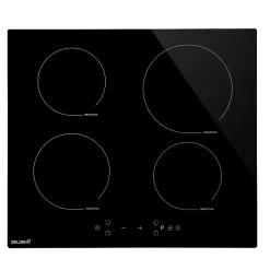 BELDEKO - Plaque De Cuisson Induction 4 foyers Avec Minuterie, 7900W, 4 Boosters, verrou enfants