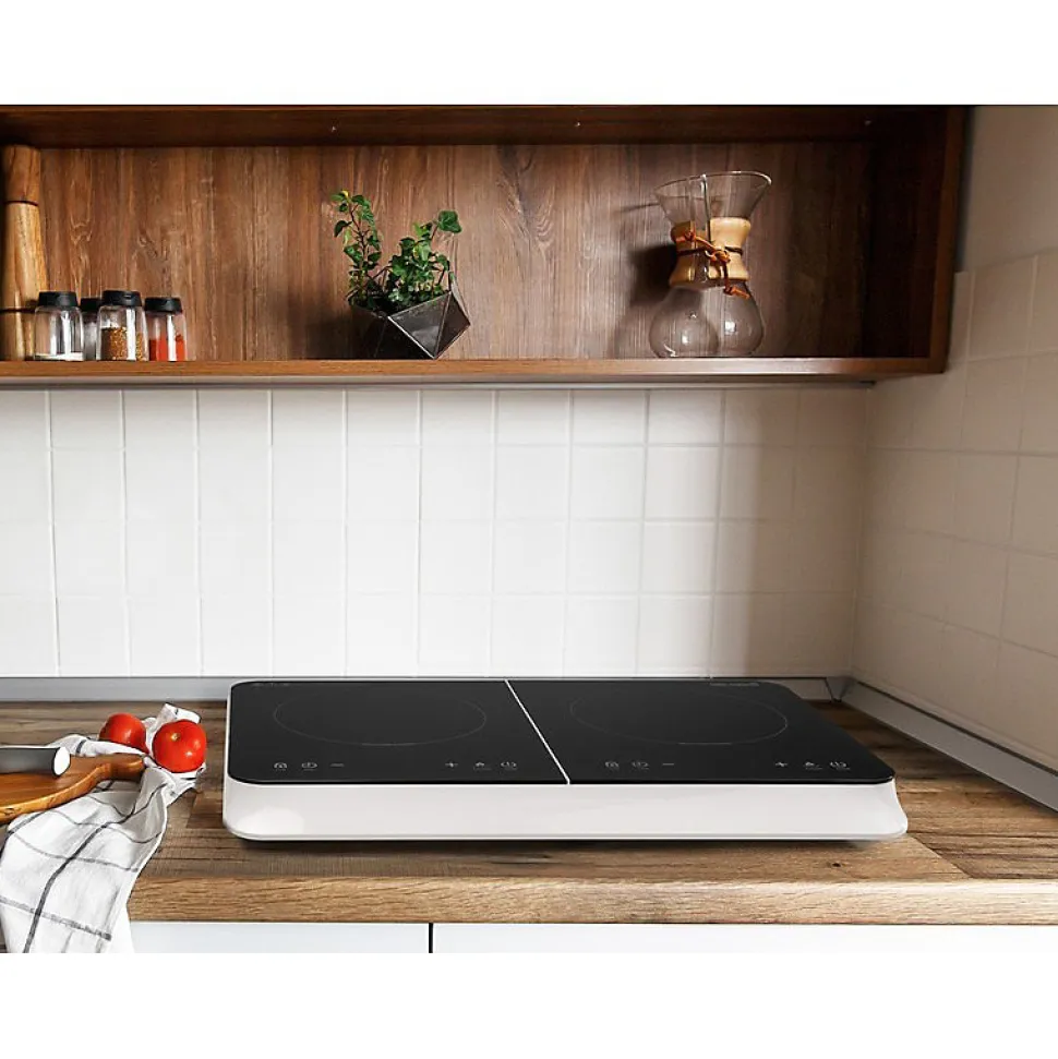 BELDEKO - Plaque Induction Portable de 3500W, sensitive, 10 niveaux de puissance, minuterie, posable