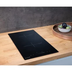 BELDEKO - Plaque Induction Encastrable 2 Foyers - Slider - 3600W avec Double Booster et Minuterie Indépendante