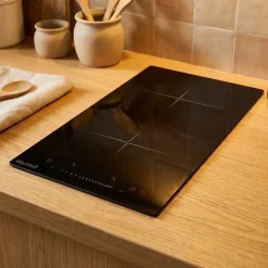 BELDEKO Plaque Induction Slider 2 foyers avec Minuterie - 3300W