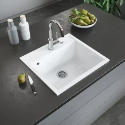 Bergström évier Blanc 56.5x51cm