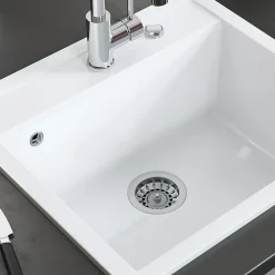 Bergström évier Blanc 56.5x51cm