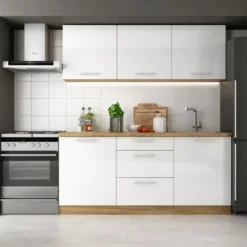 Billy 1,80m ensemble de meubles de cuisine à assembler (KSETBILLY)