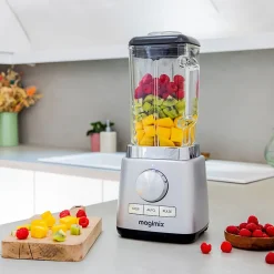 Blender connecté Power 5 chrome mat