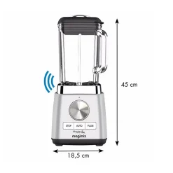 Blender connecté Power 5 chrome mat