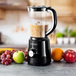 Blender 1.5l Avec 2 Lames Inox B5turbo Noir Kitchencook